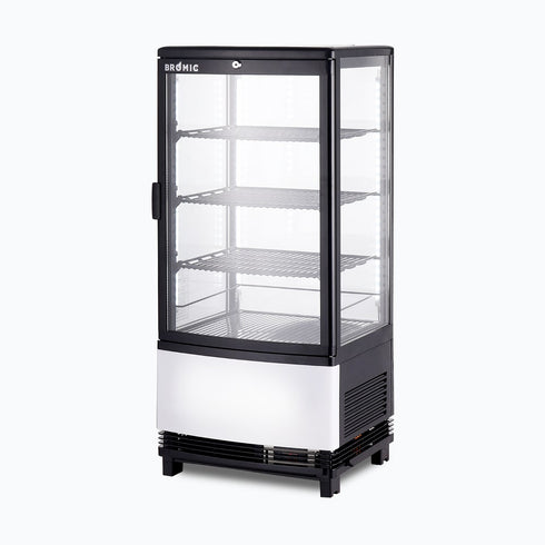 Bromic Curved Glass 80L LED Countertop Beverage Chiller - CT0080G4BC